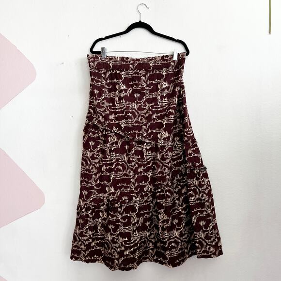 Cleobella Bria Ankle Skirt | Fringe Ikat - Picture 2 of 8